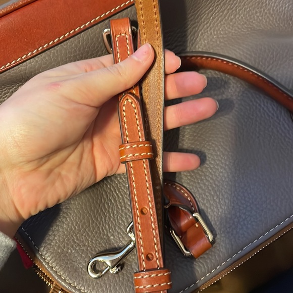 Dooney & Bourke Pebble Leather Zip Zip Satchel - Picture 5 of 6